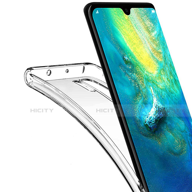 Custodia Silicone Trasparente Ultra Sottile Morbida K06 per Huawei P30 Pro New Edition Chiaro