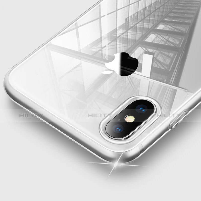 Custodia Silicone Trasparente Ultra Sottile Morbida per Apple iPhone Xs Max Chiaro