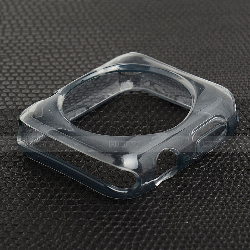 Custodia Silicone Trasparente Ultra Sottile Morbida per Apple iWatch 2 38mm Grigio