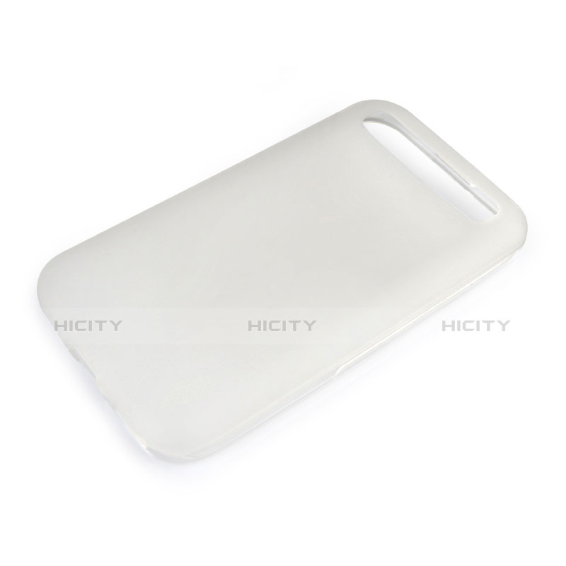 Custodia Silicone Trasparente Ultra Sottile Morbida per Blackberry Classic Q20 Bianco