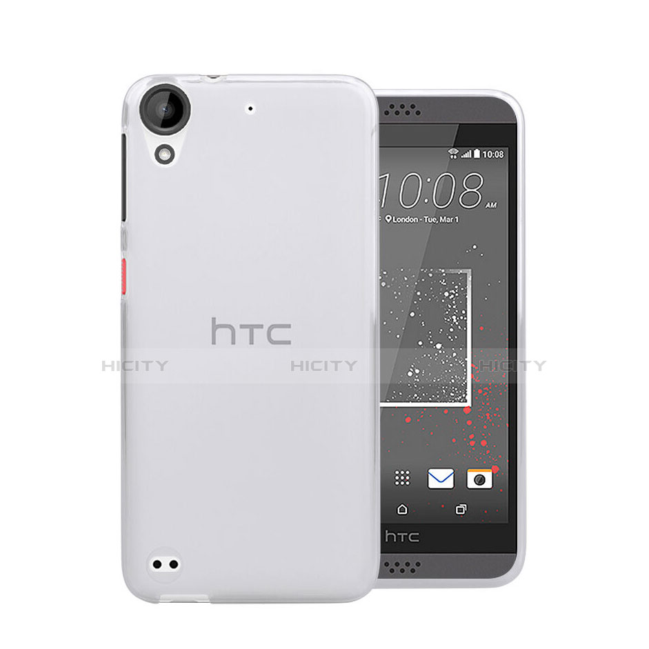 Custodia Silicone Trasparente Ultra Sottile Morbida per HTC Desire 530 Chiaro