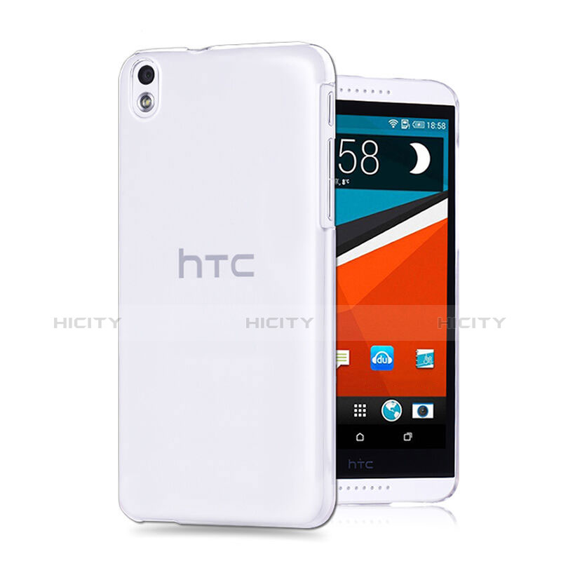Custodia Silicone Trasparente Ultra Sottile Morbida per HTC Desire 816 Chiaro