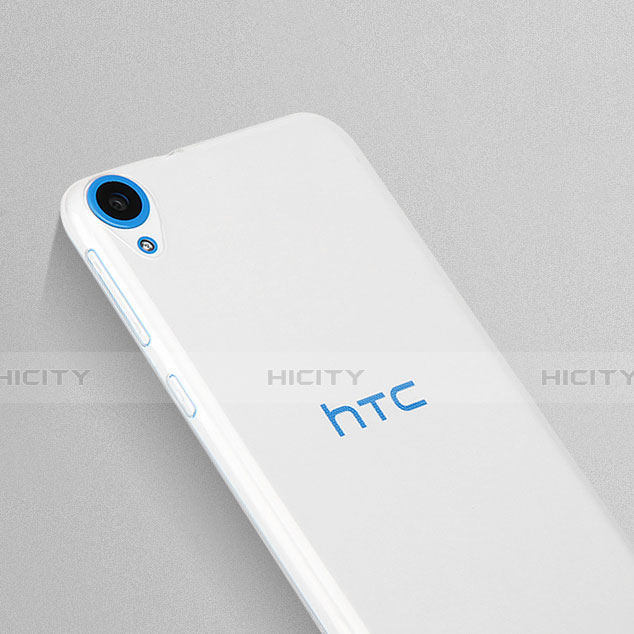 Custodia Silicone Trasparente Ultra Sottile Morbida per HTC Desire 820 Chiaro