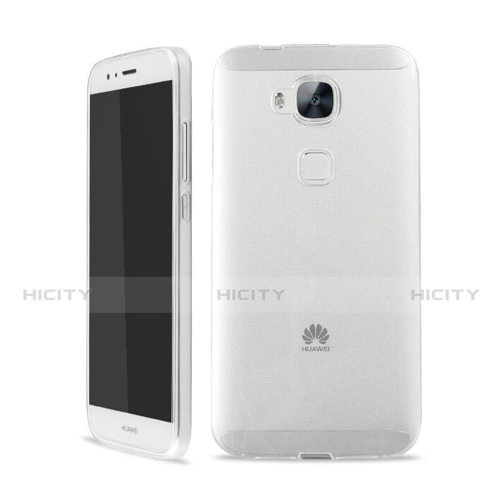 Custodia Silicone Trasparente Ultra Sottile Morbida per Huawei G7 Plus Bianco