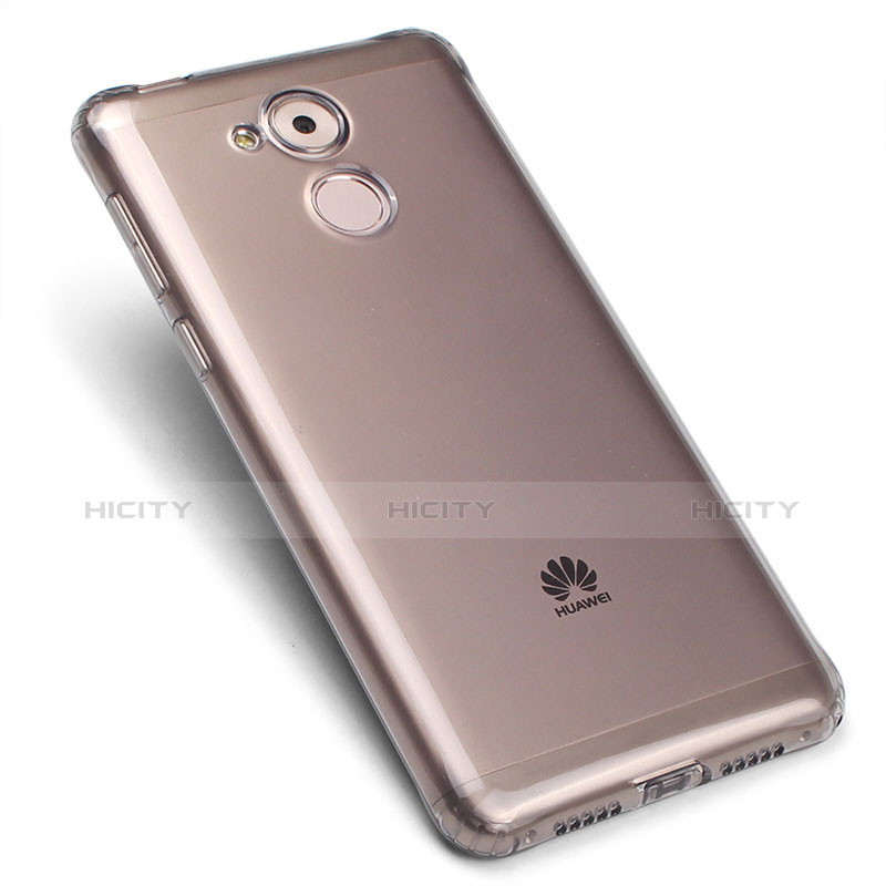Custodia Silicone Trasparente Ultra Sottile Morbida per Huawei Honor 6C Grigio