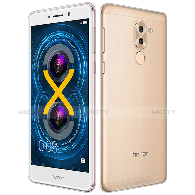 Custodia Silicone Trasparente Ultra Sottile Morbida per Huawei Honor 6X Chiaro