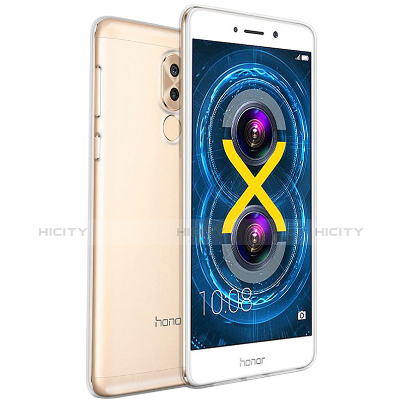 Custodia Silicone Trasparente Ultra Sottile Morbida per Huawei Honor 6X Chiaro