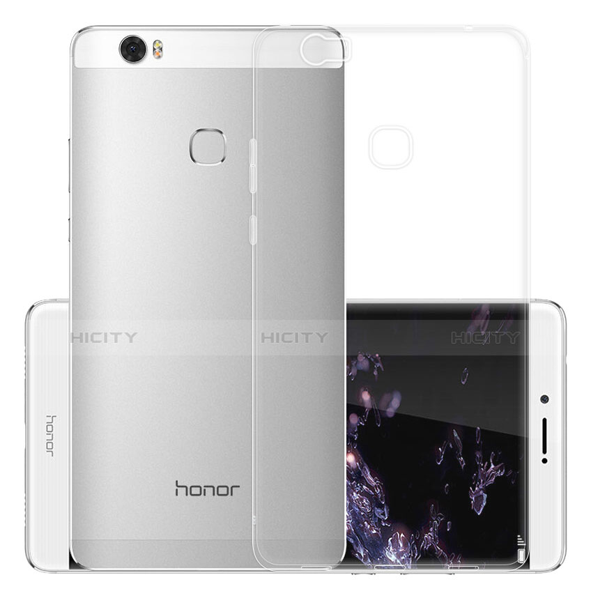 Custodia Silicone Trasparente Ultra Sottile Morbida per Huawei Honor V8 Max Chiaro