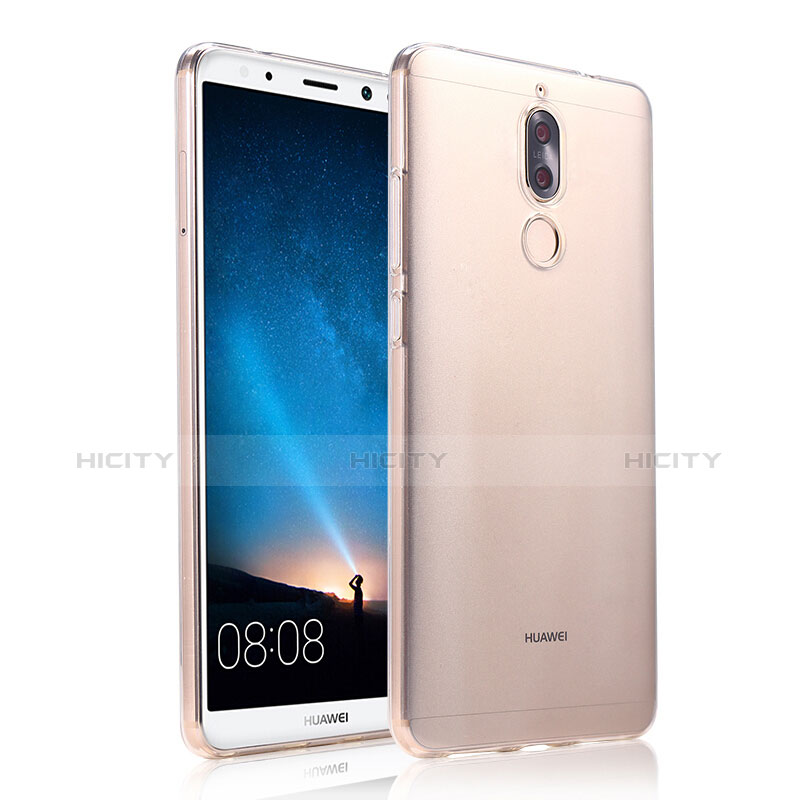 Custodia Silicone Trasparente Ultra Sottile Morbida per Huawei Mate 10 Lite Chiaro