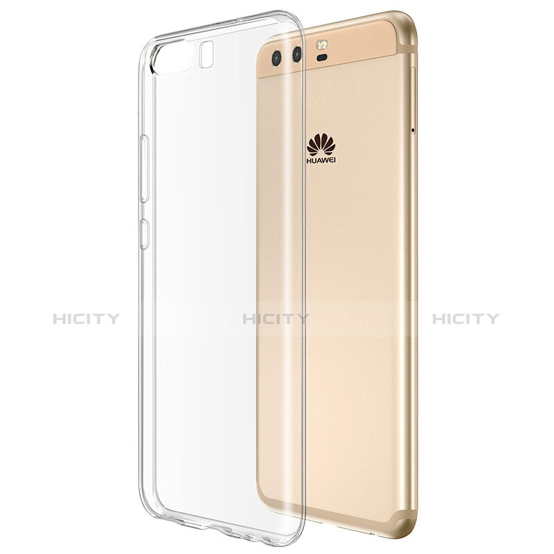 Custodia Silicone Trasparente Ultra Sottile Morbida per Huawei P10 Plus Chiaro