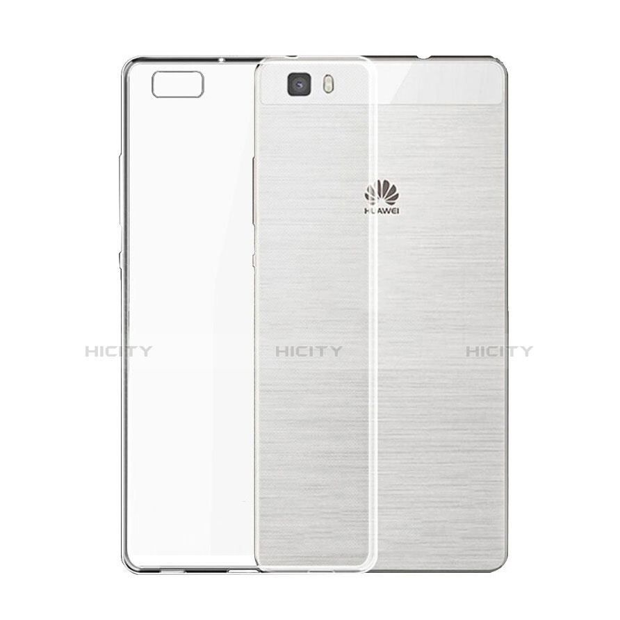 Custodia Silicone Trasparente Ultra Sottile Morbida per Huawei P8 Lite Chiaro