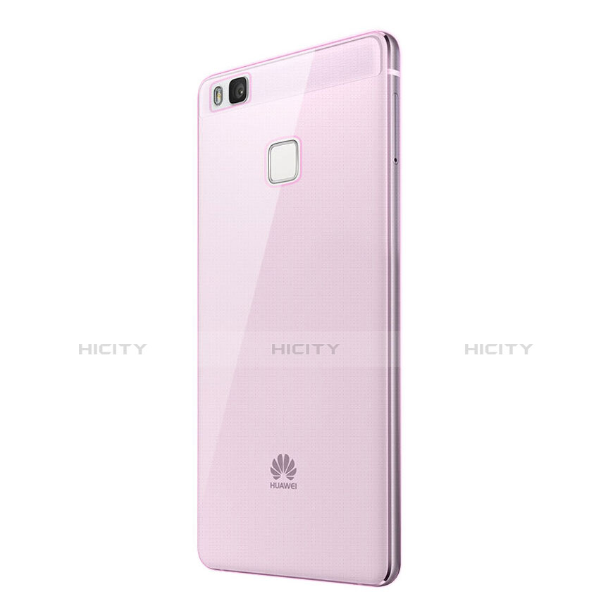 Custodia Silicone Trasparente Ultra Sottile Morbida per Huawei P9 Lite Rosa