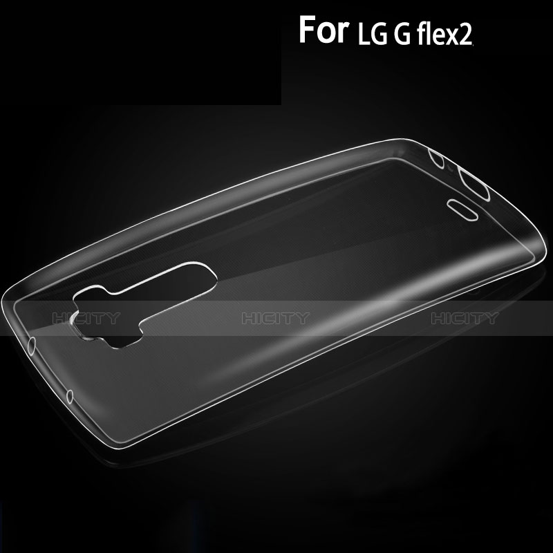 Custodia Silicone Trasparente Ultra Sottile Morbida per LG G Flex 2 Chiaro