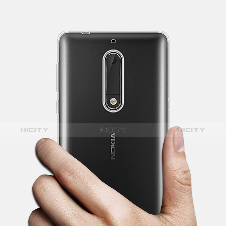 Custodia Silicone Trasparente Ultra Sottile Morbida per Nokia 5 Chiaro