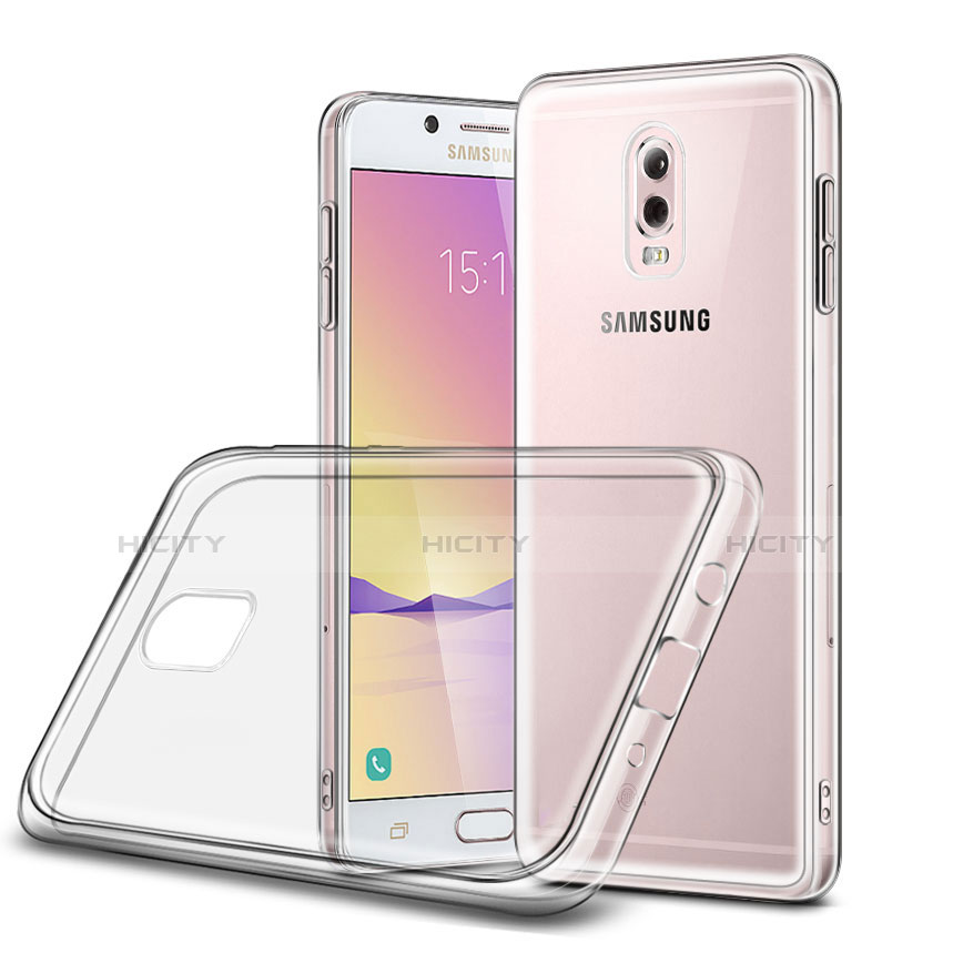 Custodia Silicone Trasparente Ultra Sottile Morbida per Samsung Galaxy C7 (2017) Chiaro