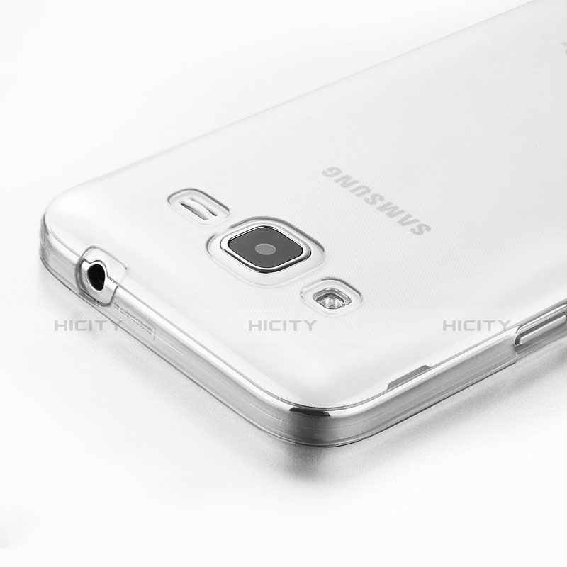 Custodia Silicone Trasparente Ultra Sottile Morbida per Samsung Galaxy Core Prime G360F G360GY Chiaro