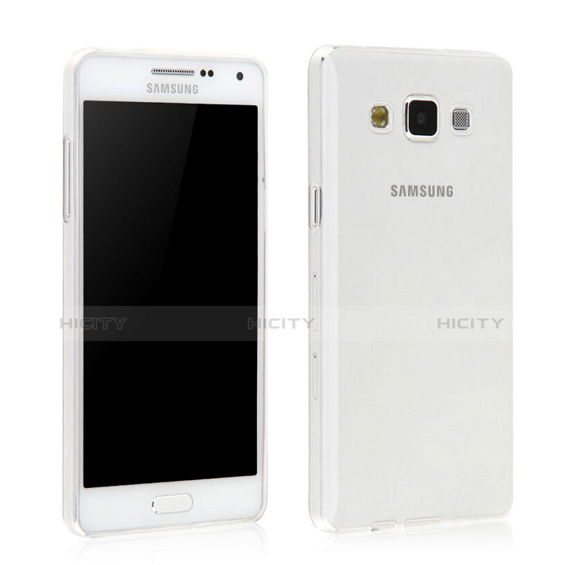 Custodia Silicone Trasparente Ultra Sottile Morbida per Samsung Galaxy Grand 3 G7200 Chiaro