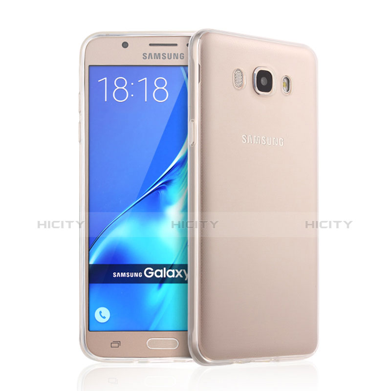 Custodia Silicone Trasparente Ultra Sottile Morbida per Samsung Galaxy J7 (2016) J710F J710FN Chiaro