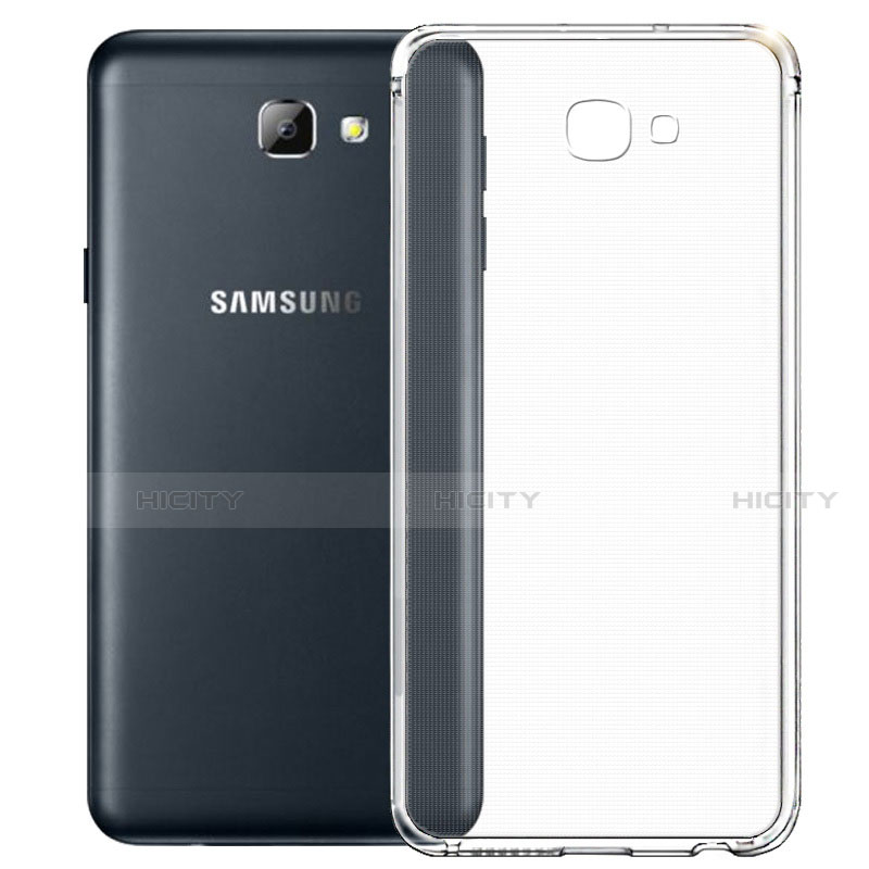 Custodia Silicone Trasparente Ultra Sottile Morbida per Samsung Galaxy J7 Prime Chiaro