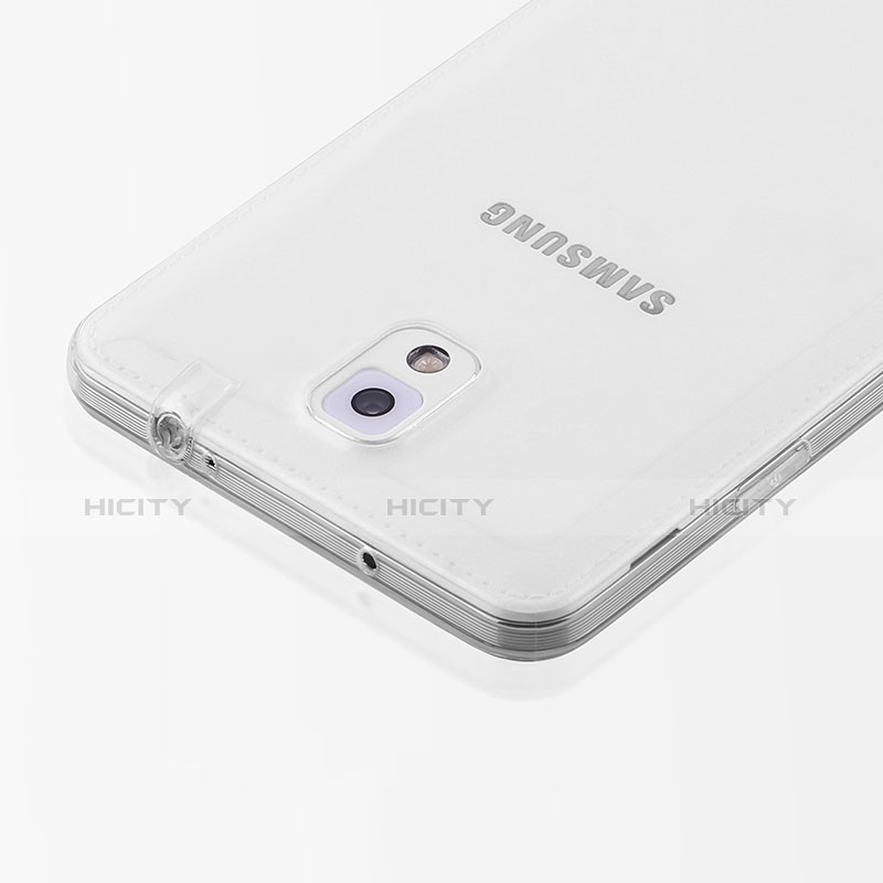 Custodia Silicone Trasparente Ultra Sottile Morbida per Samsung Galaxy Note 3 N9000 Chiaro