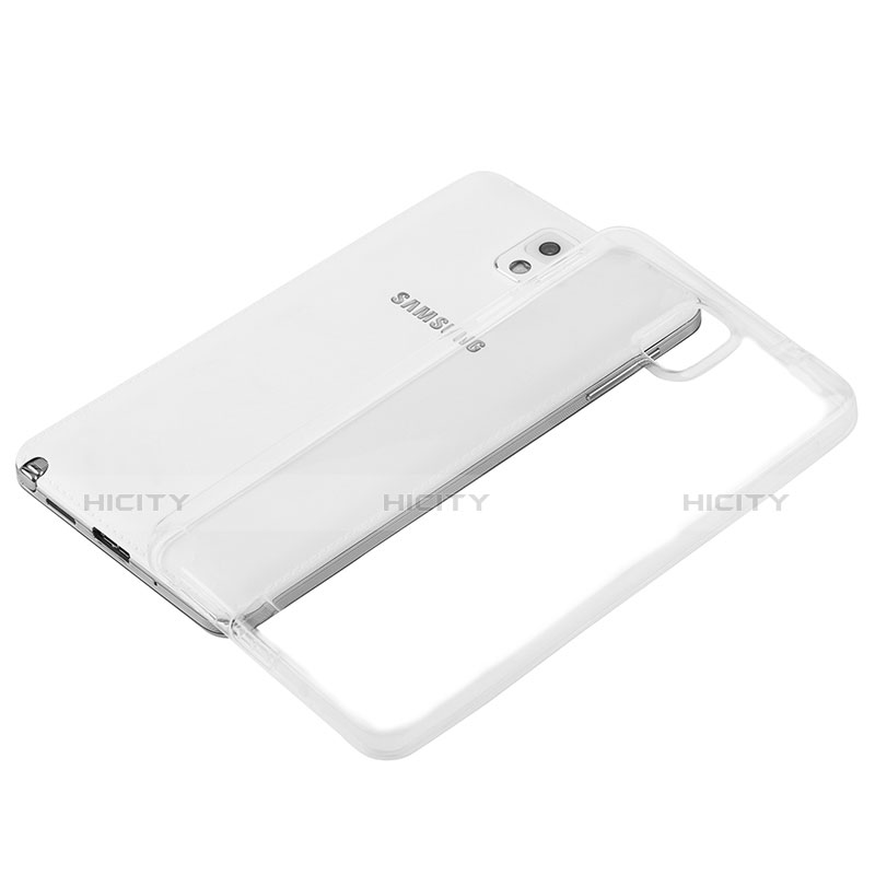 Custodia Silicone Trasparente Ultra Sottile Morbida per Samsung Galaxy Note 3 N9000 Chiaro