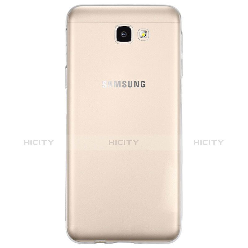 Custodia Silicone Trasparente Ultra Sottile Morbida per Samsung Galaxy On5 (2016) G570 G570F Chiaro