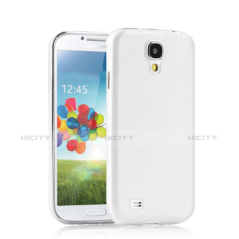 Custodia Silicone Trasparente Ultra Sottile Morbida per Samsung Galaxy S4 IV Advance i9500 Chiaro
