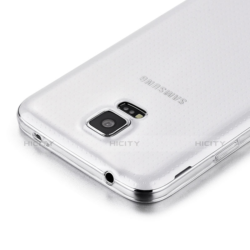 Custodia Silicone Trasparente Ultra Sottile Morbida per Samsung Galaxy S5 G900F G903F Chiaro