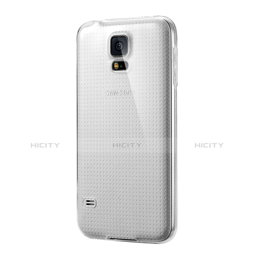 Custodia Silicone Trasparente Ultra Sottile Morbida per Samsung Galaxy S5 G900F G903F Chiaro
