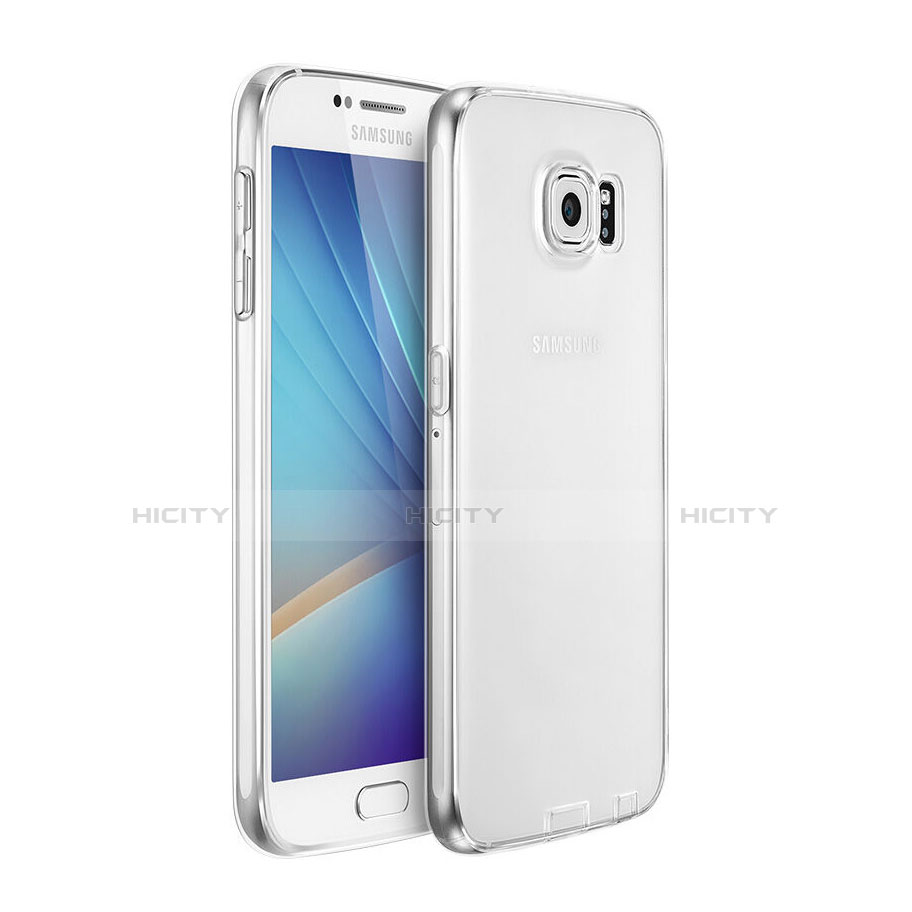 Custodia Silicone Trasparente Ultra Sottile Morbida per Samsung Galaxy S6 SM-G920 Chiaro