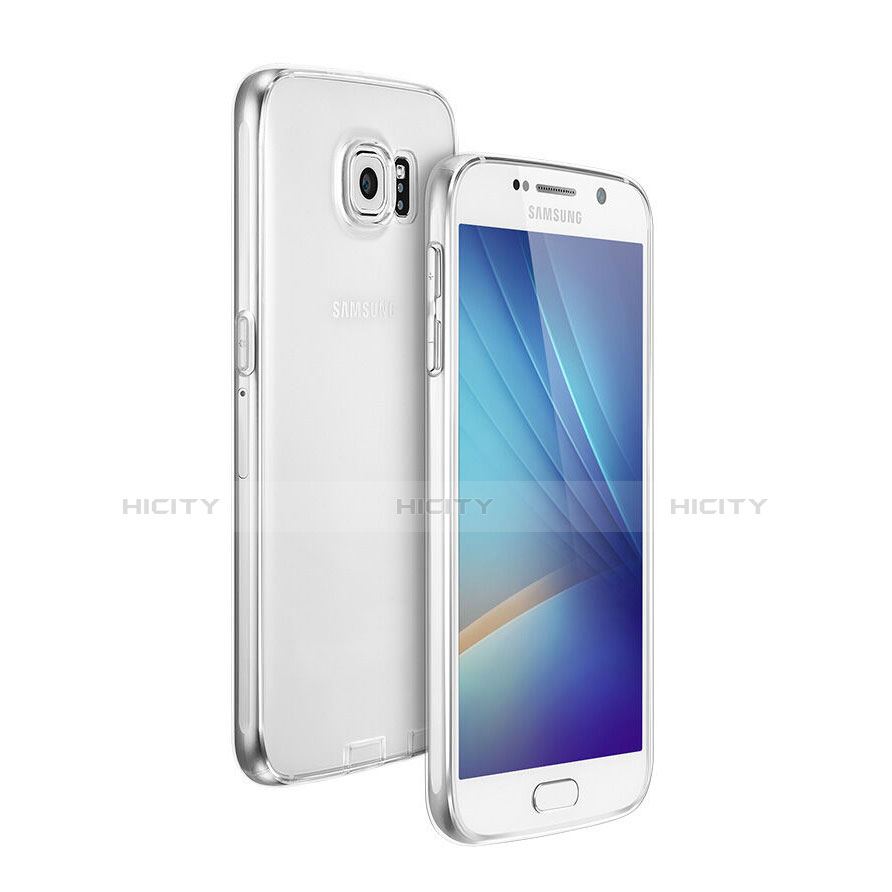 Custodia Silicone Trasparente Ultra Sottile Morbida per Samsung Galaxy S6 SM-G920 Chiaro