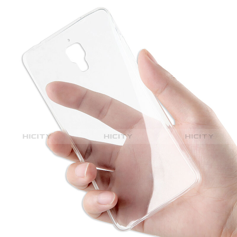 Custodia Silicone Trasparente Ultra Sottile Morbida per Xiaomi Mi 4 Chiaro