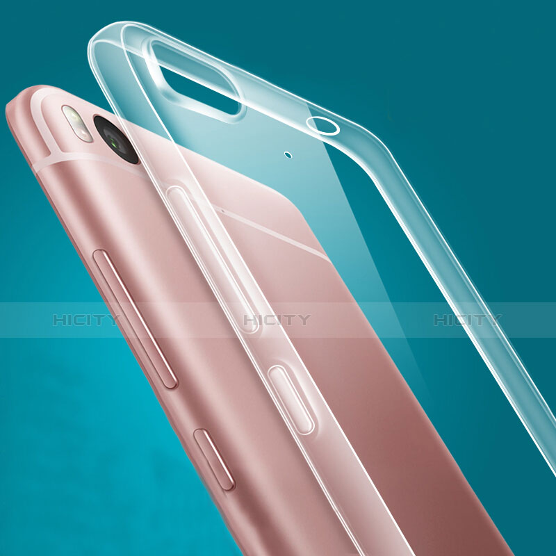 Custodia Silicone Trasparente Ultra Sottile Morbida per Xiaomi Mi 5S 4G Bianco
