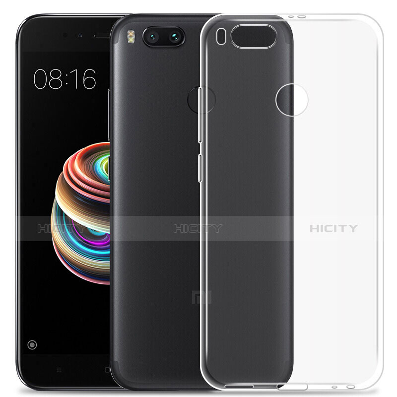 Custodia Silicone Trasparente Ultra Sottile Morbida per Xiaomi Mi 5X Chiaro