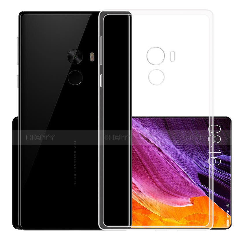 Custodia Silicone Trasparente Ultra Sottile Morbida per Xiaomi Mi Mix Chiaro