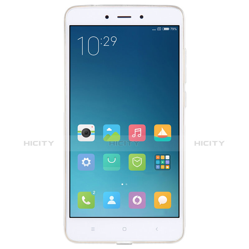 Custodia Silicone Trasparente Ultra Sottile Morbida Q02 per Xiaomi Redmi Note 4X High Edition Chiaro