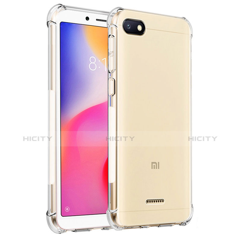 Custodia Silicone Trasparente Ultra Sottile Morbida R01 per Xiaomi Redmi 6A Chiaro