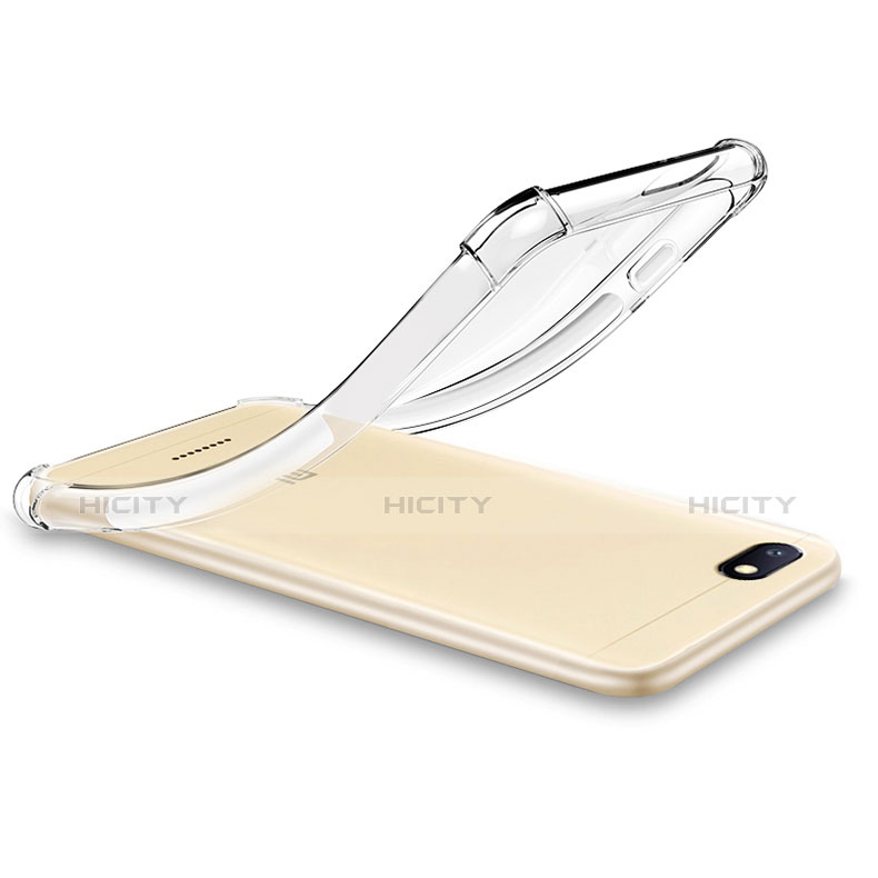 Custodia Silicone Trasparente Ultra Sottile Morbida R01 per Xiaomi Redmi 6A Chiaro