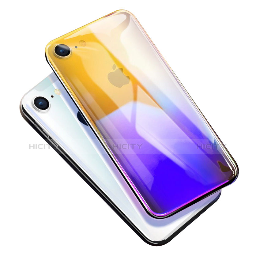 Custodia Silicone Trasparente Ultra Sottile Morbida Sfumato G02 per Apple iPhone 8 Multicolore