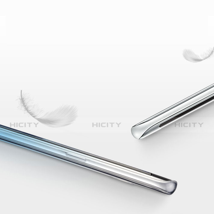 Custodia Silicone Trasparente Ultra Sottile Morbida Sfumato per Samsung Galaxy S7 Edge G935F Blu