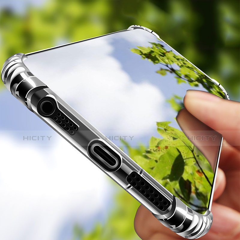 Custodia Silicone Trasparente Ultra Sottile Morbida T02 per Apple iPhone 5S Chiaro