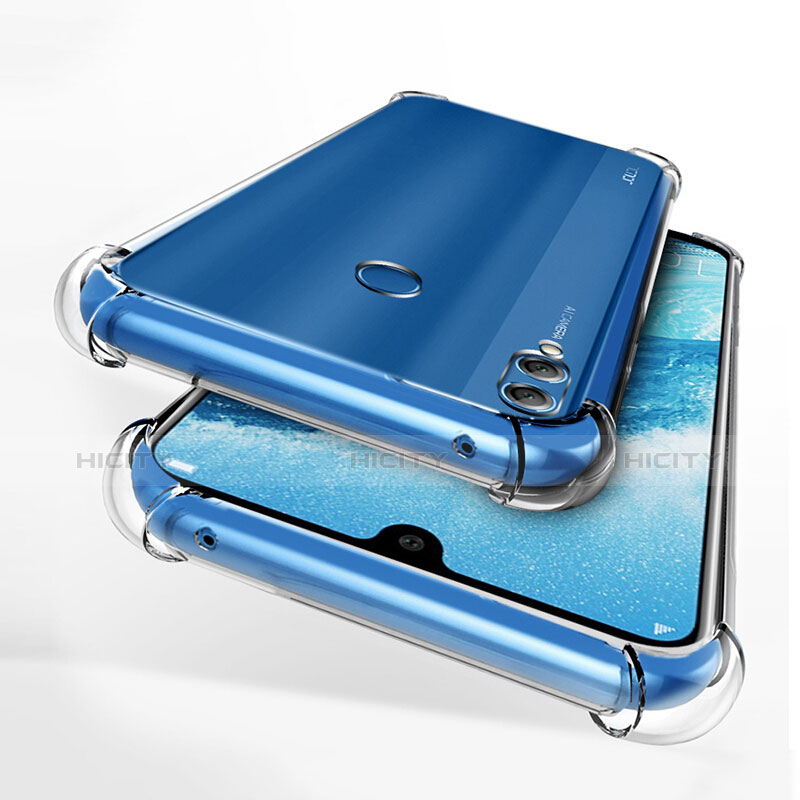 Custodia Silicone Trasparente Ultra Sottile Morbida T02 per Huawei Honor 10 Lite Chiaro