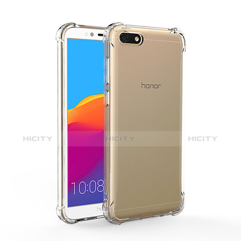 Custodia Silicone Trasparente Ultra Sottile Morbida T02 per Huawei Honor 7S Chiaro