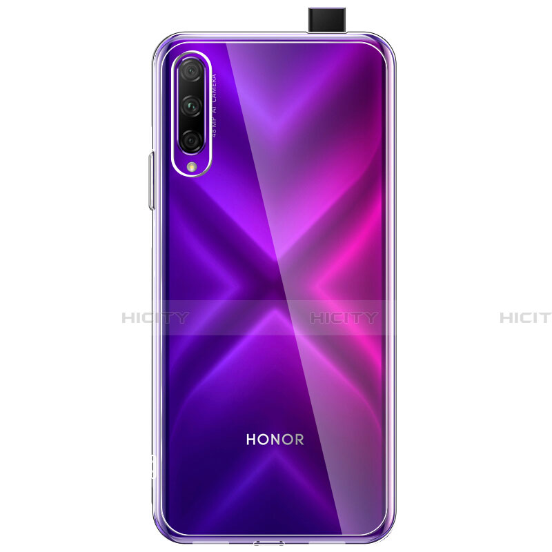 Custodia Silicone Trasparente Ultra Sottile Morbida T02 per Huawei Honor 9X Pro Chiaro