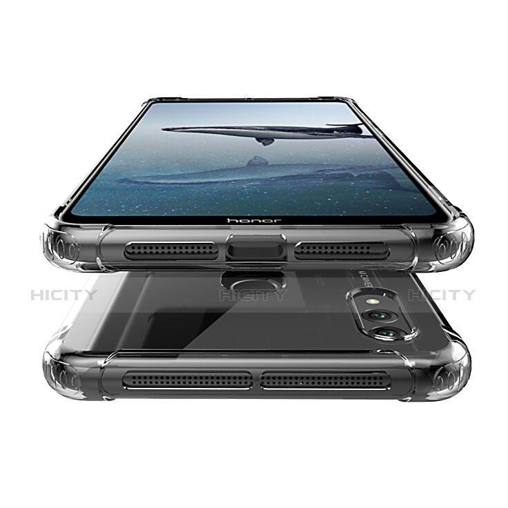 Custodia Silicone Trasparente Ultra Sottile Morbida T02 per Huawei Honor Note 10 Chiaro