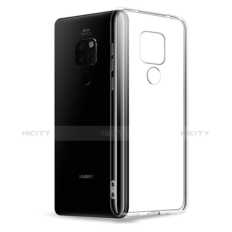 Custodia Silicone Trasparente Ultra Sottile Morbida T02 per Huawei Mate 20 Pro Chiaro