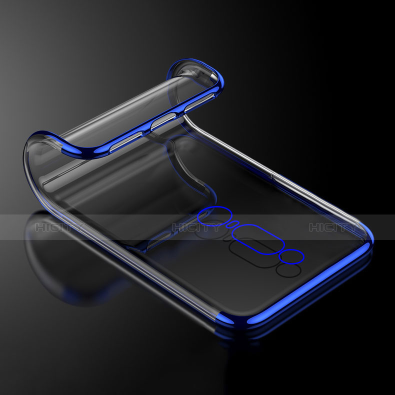 Custodia Silicone Trasparente Ultra Sottile Morbida T02 per Huawei Mate RS Blu