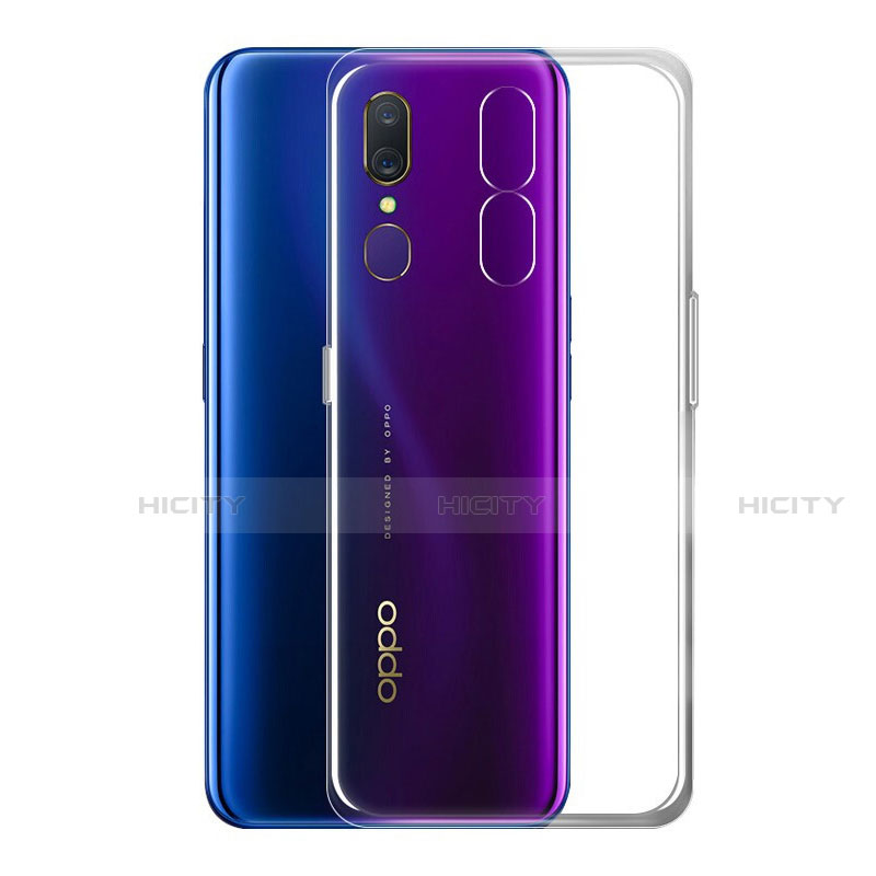 Custodia Silicone Trasparente Ultra Sottile Morbida T02 per Oppo A9X Chiaro