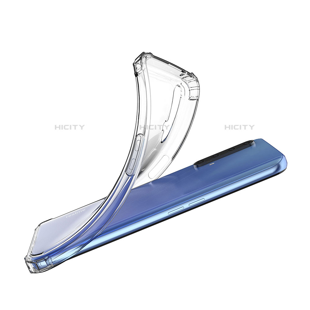 Custodia Silicone Trasparente Ultra Sottile Morbida T02 per Realme X50m 5G Chiaro