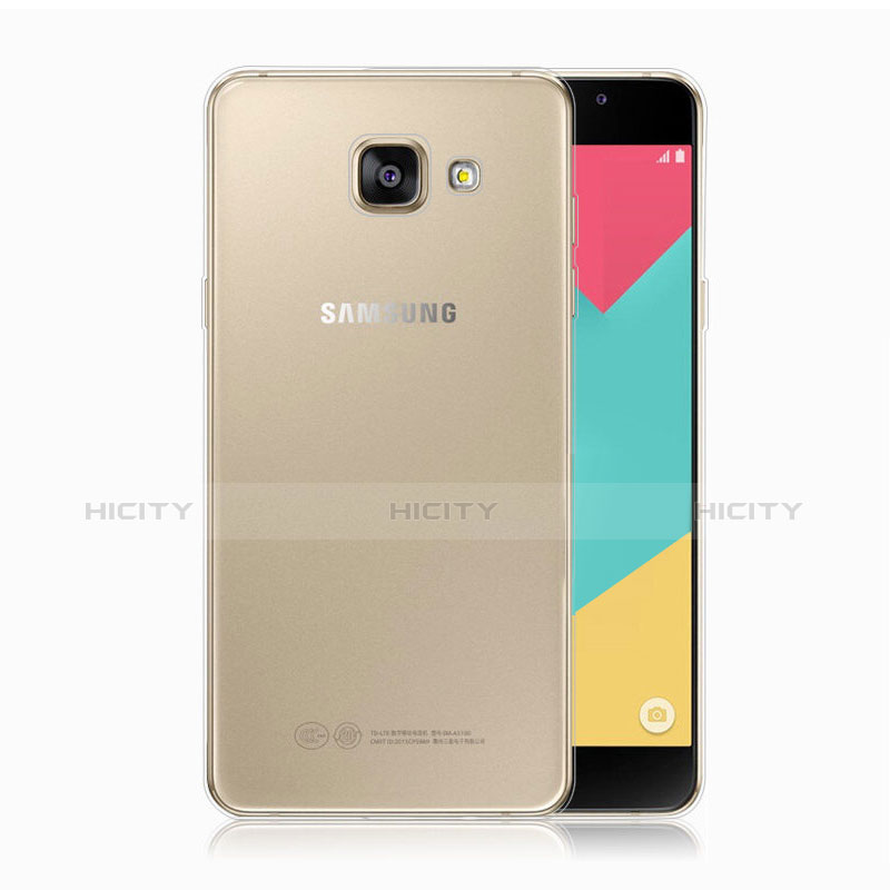 Custodia Silicone Trasparente Ultra Sottile Morbida T02 per Samsung Galaxy A5 (2017) SM-A520F Chiaro